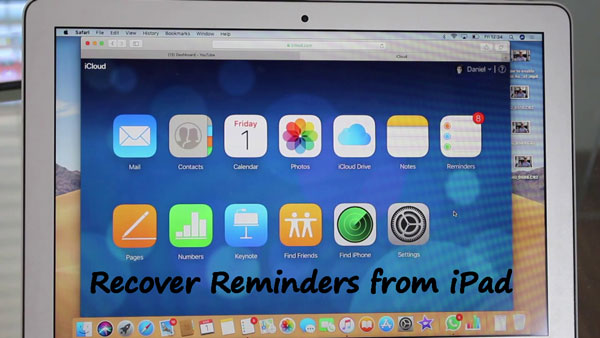 recover ipad reminders