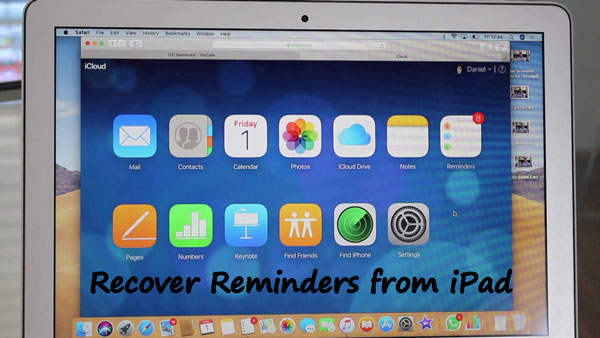 recover ipad reminders