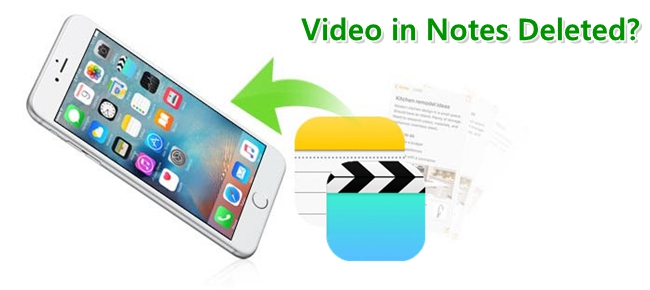 recover videos in notes