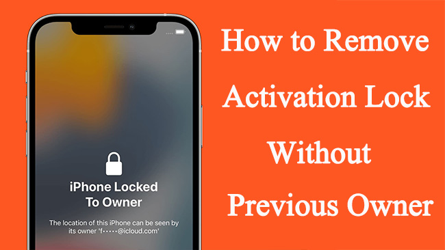 remove activation lock without previous owner