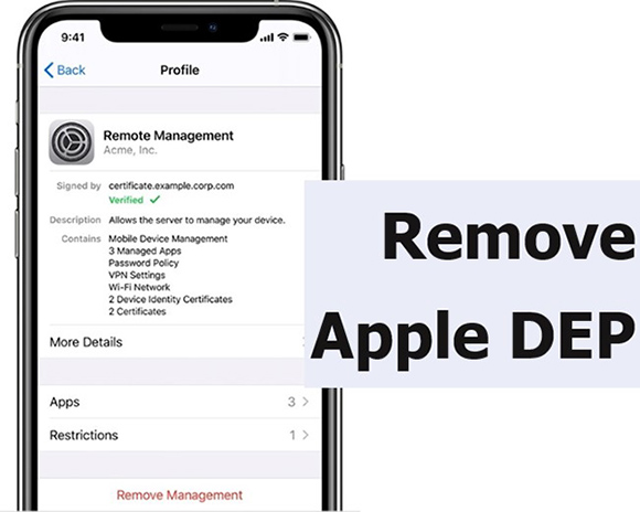 remove dep from apple devices