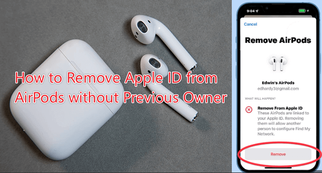 remove apple id from airpods without previous owner
