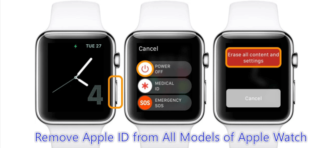remove apple id from apple watch