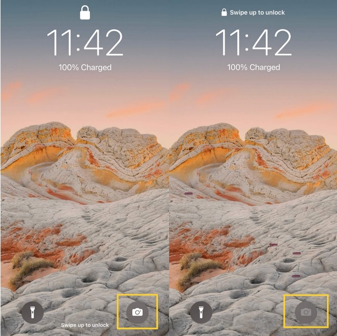 remove camera from lock screen iphone