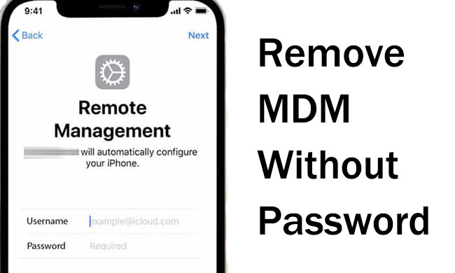 how to remove mdm from iphone without password