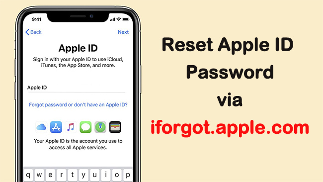 iforgot apple id and password reset