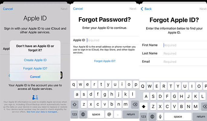 fix cant reset apple id password on new device 