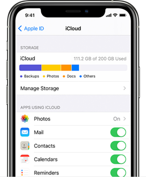 turn off icloud sync