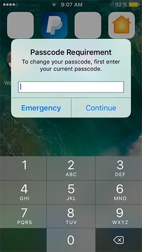 reset iphone passcode to fix passcode requirement iphone