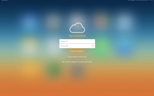 download backup from icloud site