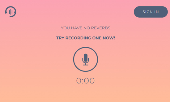 reverb audio recorder