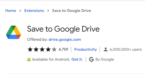 google drive extension tool