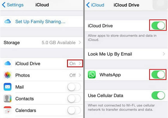 recover whatsapp messsage from icloud