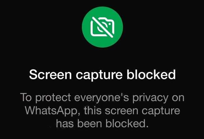 screen capture blocked