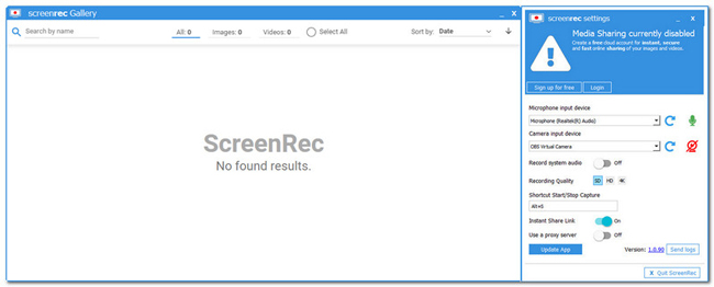 linux screen recorder screenrec