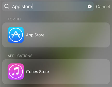 search app store
