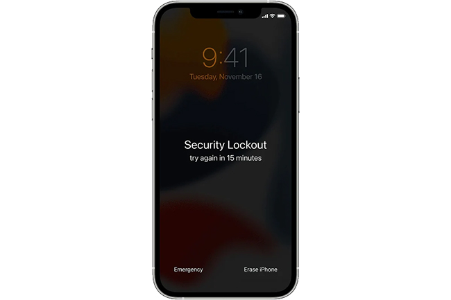 how to get out of security lockout iphone