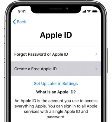 set up later in settings