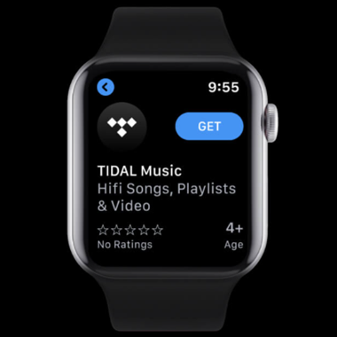 set up tidal on apple watch