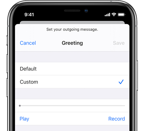 how to set up voicemail on iphone