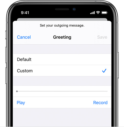 how to set up voicemail on iPhone