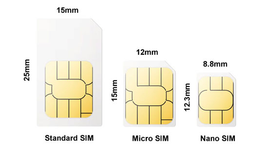 use a supported sim card