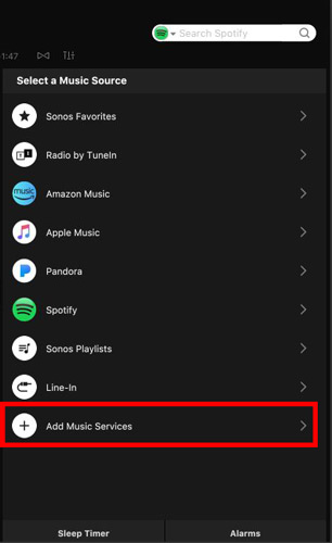 add and play amazon music on sonos pc