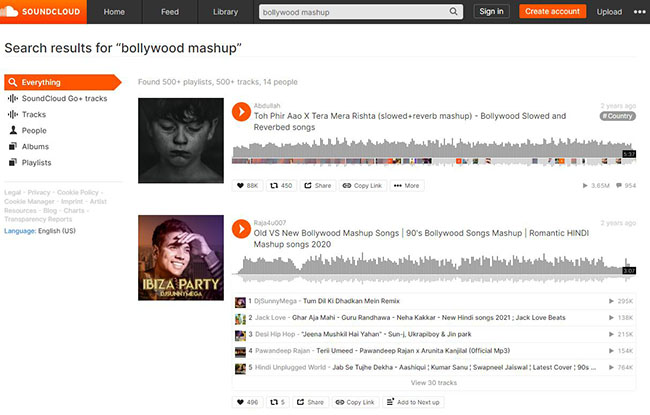 soundcloud bollywood mashup