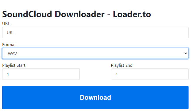 online soundcloud downloader