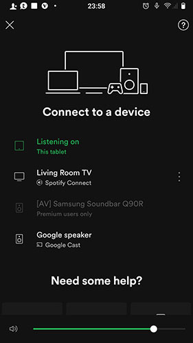 spotify connect devices