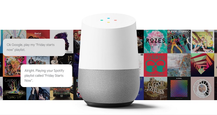 google home playlist