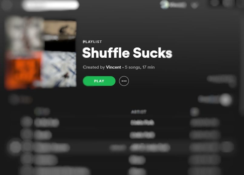 Solved Spotify Shuffle Sucks Solved Spotify Shuffle Sucks