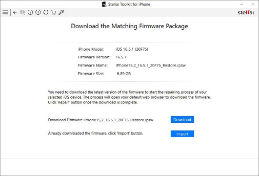 stellar toolkit iphone download package