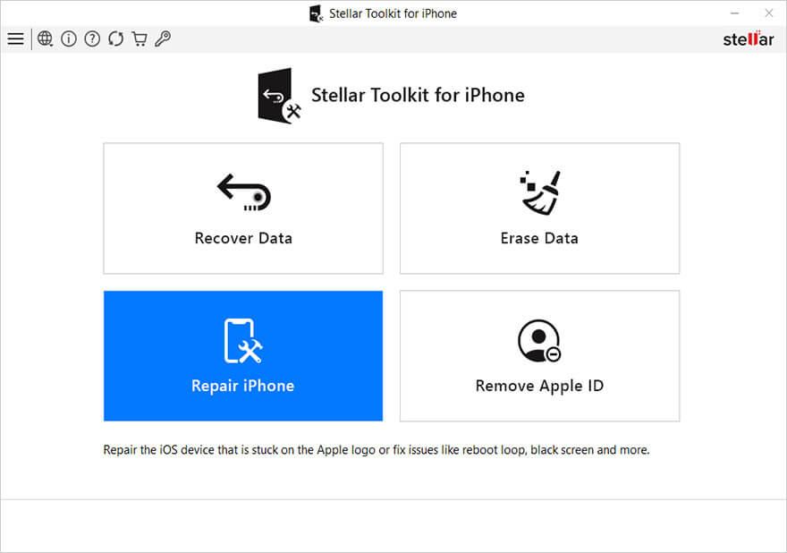 stellar toolkit for iphone interface