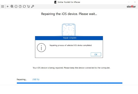 use stellar toolkit for iphone to repair