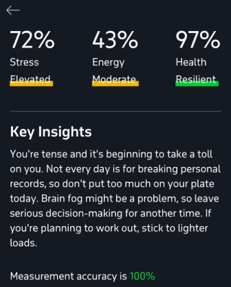 stress and resilience score