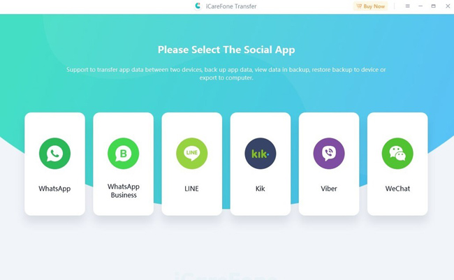 wondershare mobiletrans main interface