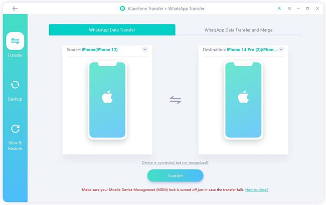 tenorshare icarefone transfer whatsapp