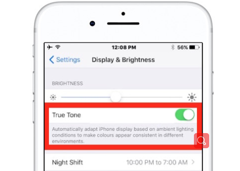 true tone and night shift