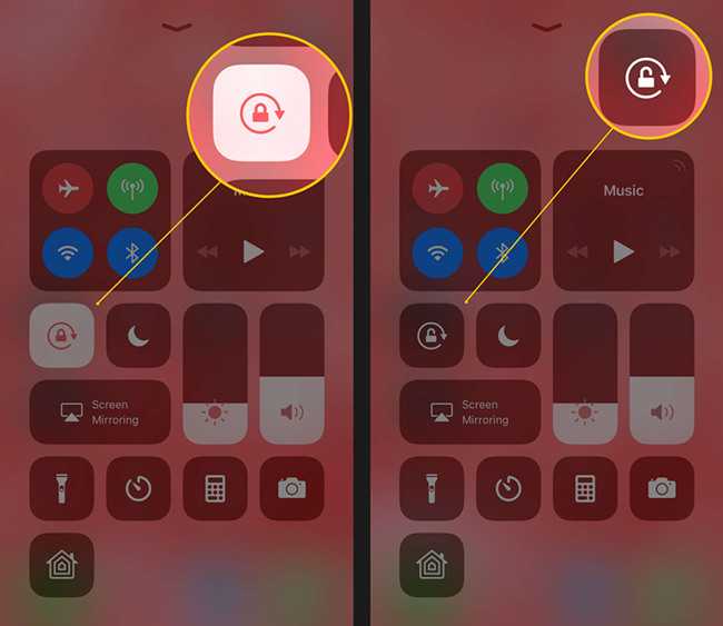 turn off portrait orientation lock