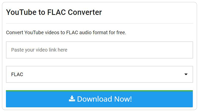 youtube to flac free online converter