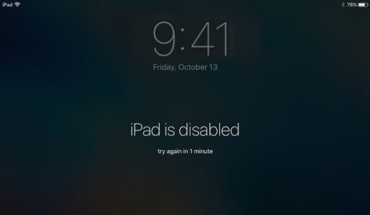 how to unlock disabled ipad using icloud
