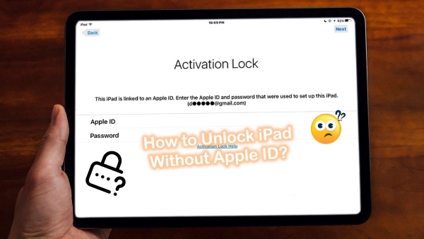 how to unlock ipad without apple id