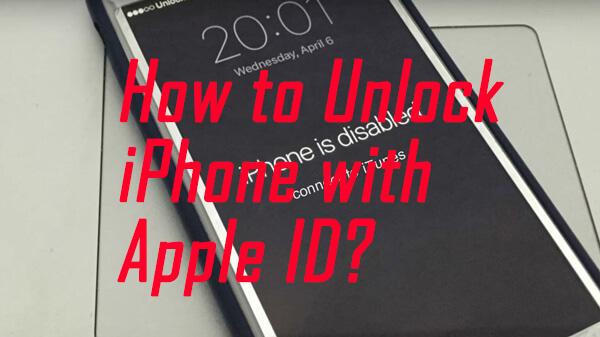 how to unlock iphone with apple id