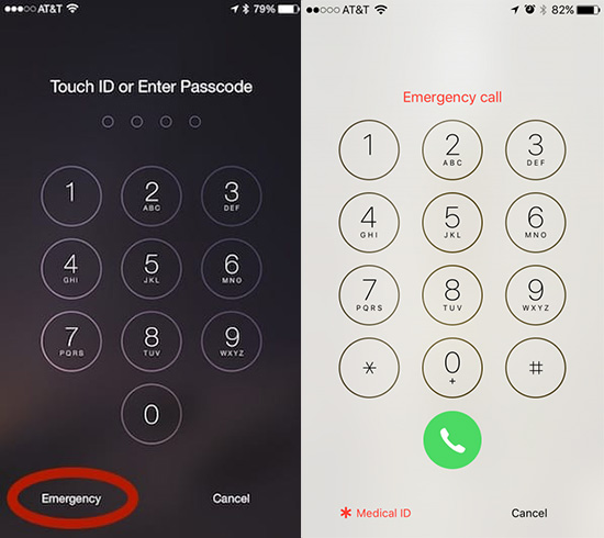 unlock iphone lost mode with emergency call