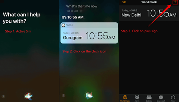 get into a locked iphone by using siri