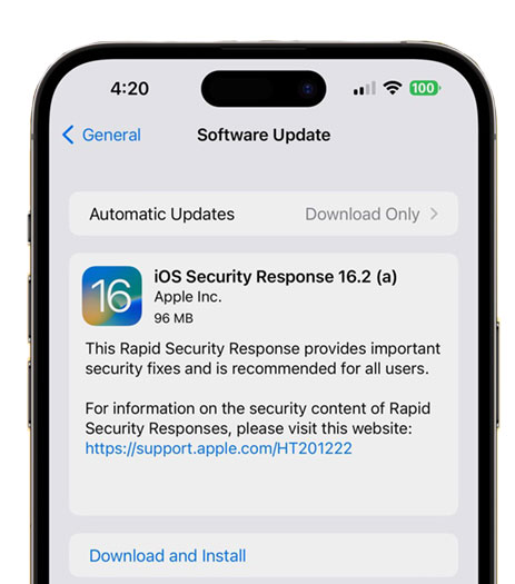 update ios software