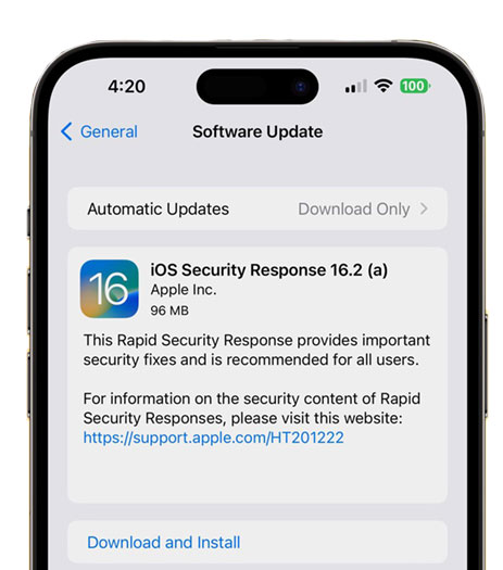 update ios system