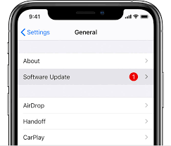 update ios version on iphone