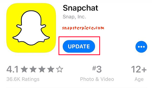 update app to fix snapchat not working